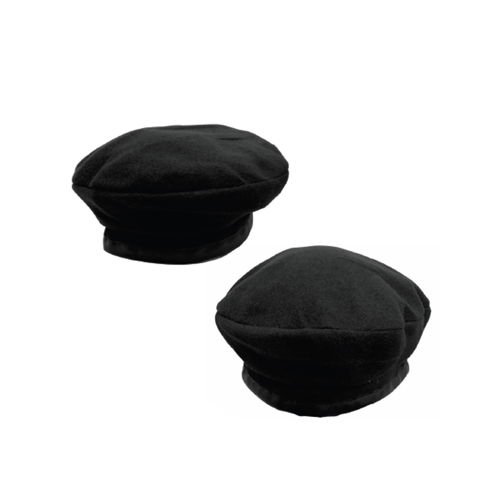 Gorro Boina Adaptable Negro