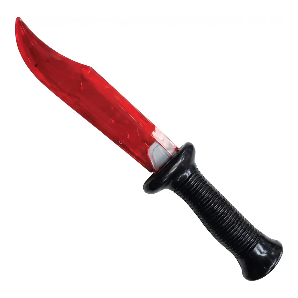 Accesorio plástico cuchillo sangriento