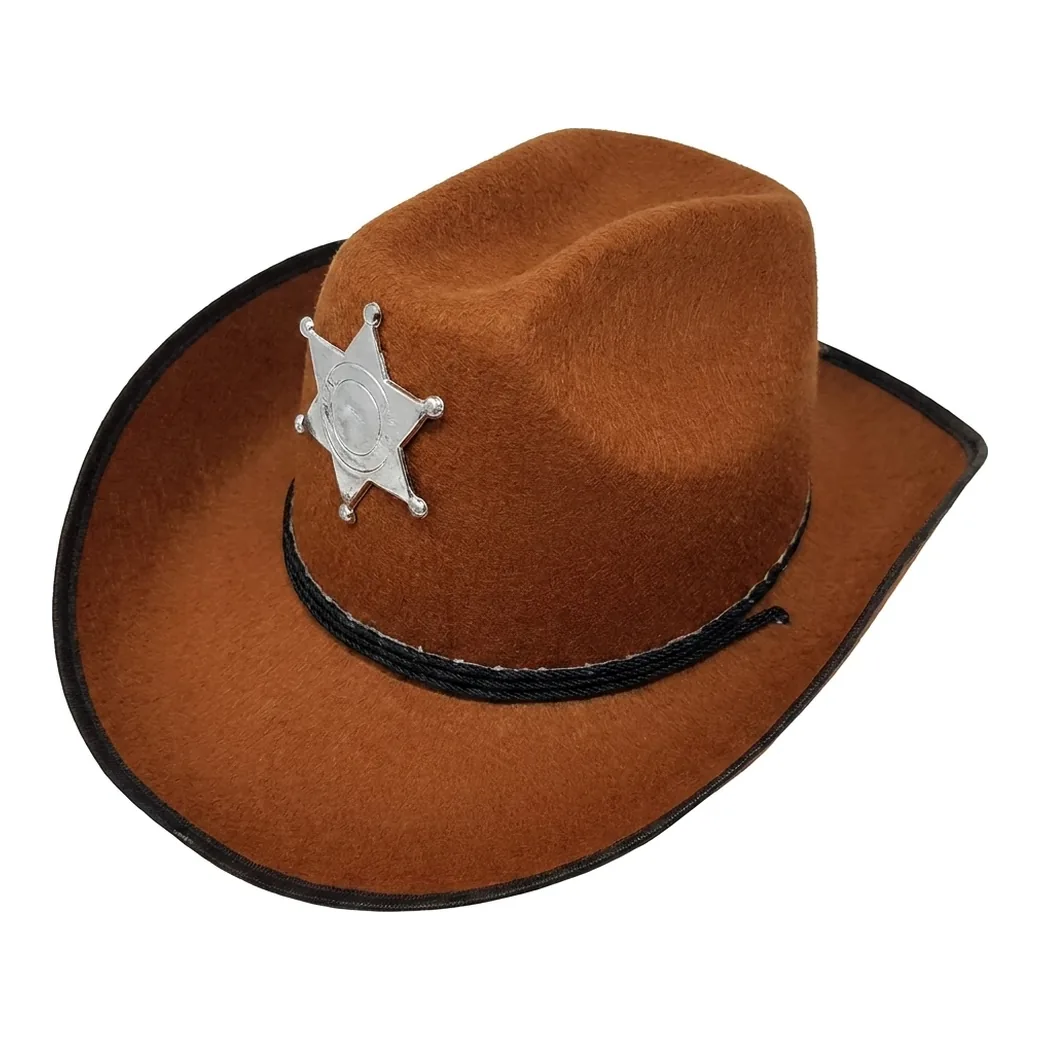 Sombrero vaquero sherif café